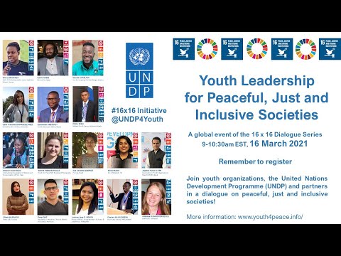 Youth Leadership for Peaceful, Just and Inclusive Societies