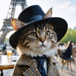 Yuriko Ishidas kat bryder internettet i fantastisk parisisk stil